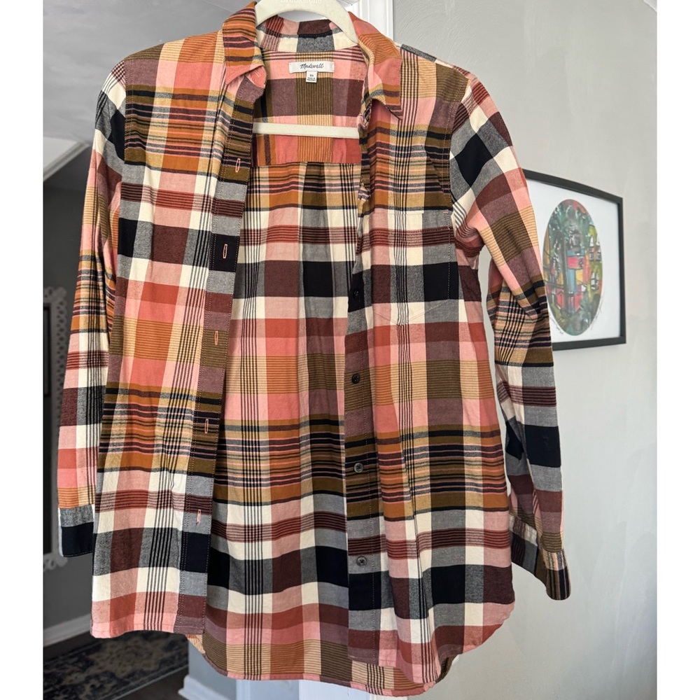 Madewell Multicolor Plaid Casual Shirt
